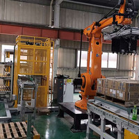 Robot de palettisation à 4 axes développé en interne, robot industriel automatique pour l'emballage et la manutention des matériaux