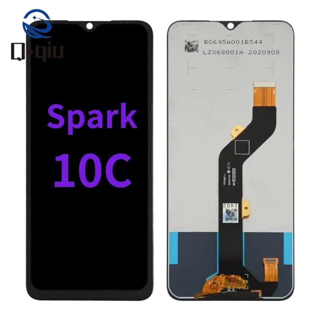 Tecno Spark 10C Original Touch Screen 6.6" TFT LCD Display Mobile Phone Repair Replacement 36-Month Warranty 100% 350-400cd
