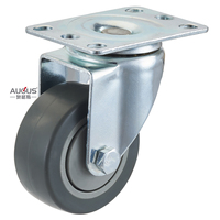Roues en TPR de 3, 4 et 5 pouces pour chariot ou chariot à outils
