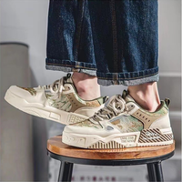 Chaussures tendance pour hommes pour l'été 2025 – Nouvelles baskets polyvalentes pour jeunes, sport et loisirs, antidérapantes, style petit tableau blanc