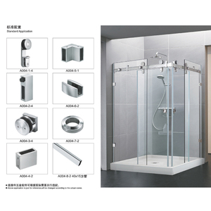 Verre trempé épais de 10mm d'épaisseur, utile pour la douche <span class=keywords><strong>des</strong></span> salles de bains - Product Image 5
