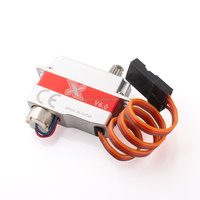 Moteur servo RC sans balais KST X08 V6.0 avec engrenages métalliques, 7,4 V CC, couple de 2,8 kg.cm, temps de réponse de 0,09 seconde pour voitures et véhicules RC