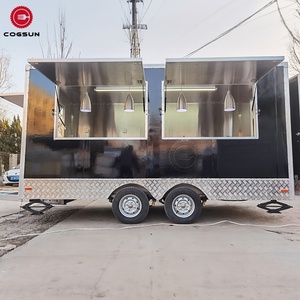 Cogsun Rimorchio Mobile per Alimenti, Carretto per BBQ, Caffè e Crêpes in Vendita in <span class=keywords><strong>California</strong></span>, Rimorchio per Catering e Vendita di Cibo - Product Image 4