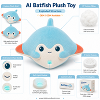Peluche Personalizado de Pez Murciélago AI - Caja de Regalo para Cumpleaños
