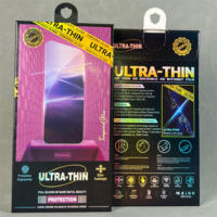 Prix bon marché naturel 21D 10IN1 boîte de papier au détail boîtes d'emballage de protecteur d'écran en verre trempé pour l'emballage de téléphone portable