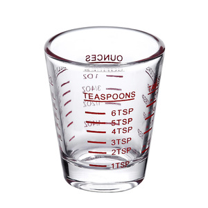 <span class=keywords><strong>Taza</strong></span> <span class=keywords><strong>Medidora</strong></span> Ecológica de 30 <span class=keywords><strong>Mililitros</strong></span> / 1 Onza - Juego de Herramientas para Cafetera y Barman Sin Plomo - Product Image 1