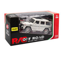 Véhicule de simulation RC G63 1/24, 2.4G 5CH, voiture tout-terrain en alliage avec lumières et sons