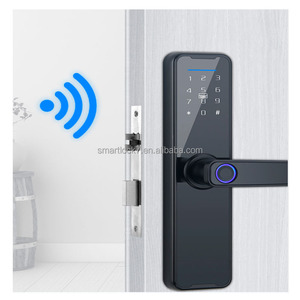 Serrure numérique intelligente avec lecteur d'empreinte digitale, pour <span class=keywords><strong>tuya</strong></span> /TTlock, wifi - Product Image 4