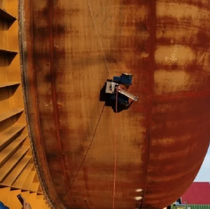 <span class=keywords><strong>Robot</strong></span> de sablage automatique pour le sablage des murs extérieurs des réservoirs de pétrole anti-corrosion - Product Image 5