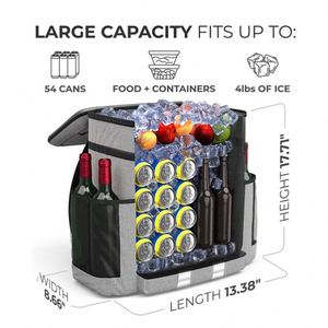 Custom Large Capacity Lightweight <b>Cooler</b> <b>Backpack</b> Bag Multifunctional Waterproof for Picnic Camping Lunch Promotional Item - Product Image 2