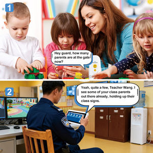 Système d'interphone sans fil à longue autonomie avec écran et téléavertisseur, idéal pour les salles <span class=keywords><strong>de</strong></span> sécurité - Product Image 2