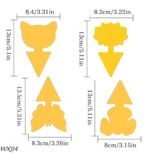 Venta directa de fábrica, trampas adhesivas amarillas, trampas para matar moscas de frutas para insectos voladores <span class=keywords><strong>con</strong></span> diferentes formas - Product Image 6