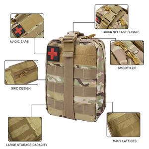 Kit de Primeros Auxilios Táctico de Combate, Kit de Supervivencia, Bolsa Médica IFAK con Sistema Molle de Camuflaje y Cierre Rápido - Product Image 4