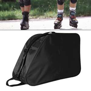 Borsa da Skate a rotelle nera resistente per pattini e palestra stampa Logo personalizzato accessori per il trasporto di accessori per pattini sportivi all'aperto - Product Image 3