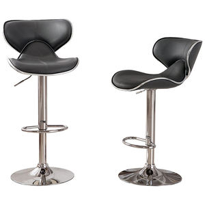 Modern Nordic Commercial PU Leather <strong>Bar</strong> Height <strong>Stool</strong> Chair with <strong>Backs</strong> for Home <strong>Bar</strong> and Restaurant Dining - Product Image 3