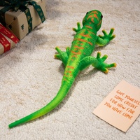 Simulation d'animal sauvage en peluche personnalisé Petit gecko en peluche de sable Jouet en peluche