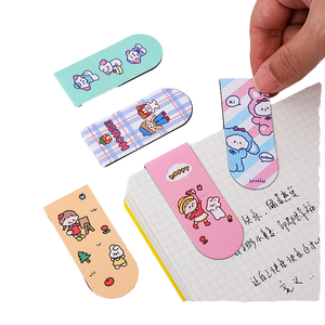 Custom Paper Magnetic Bookmarks Magnet Page Markers Assorted Book Markers Set for Students High Quality 3d Magnetic Bookmark