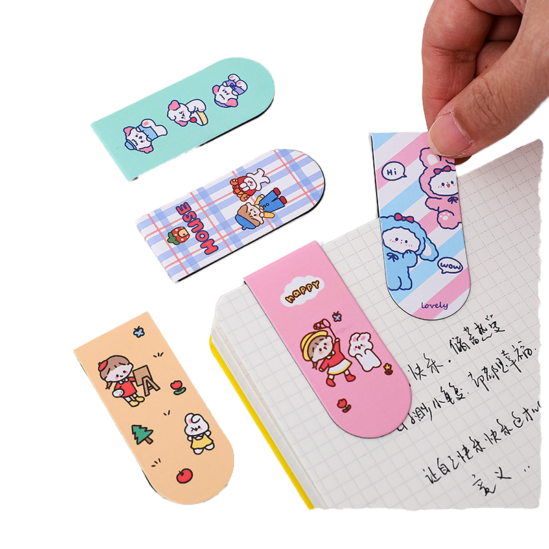 Custom Paper Magnetic Bookmarks Magnet Page