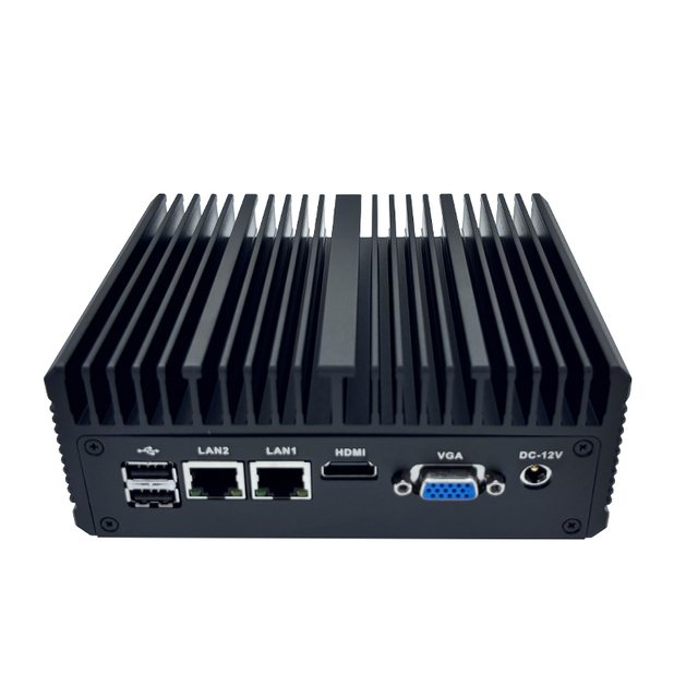 Mini Industrial Computer Embedded Fanless Intel Core I5 7200U Dual Network Dual Serial Port Mini Host
