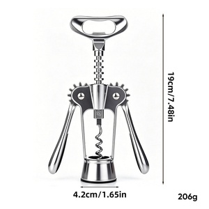 Wholesale Zinc Alloy Wine Uncorking Device Heavy Duty Grape-Wine Bottle Lifter Labor Saving Manual Cork <b>Puller</b> - Product Image 6