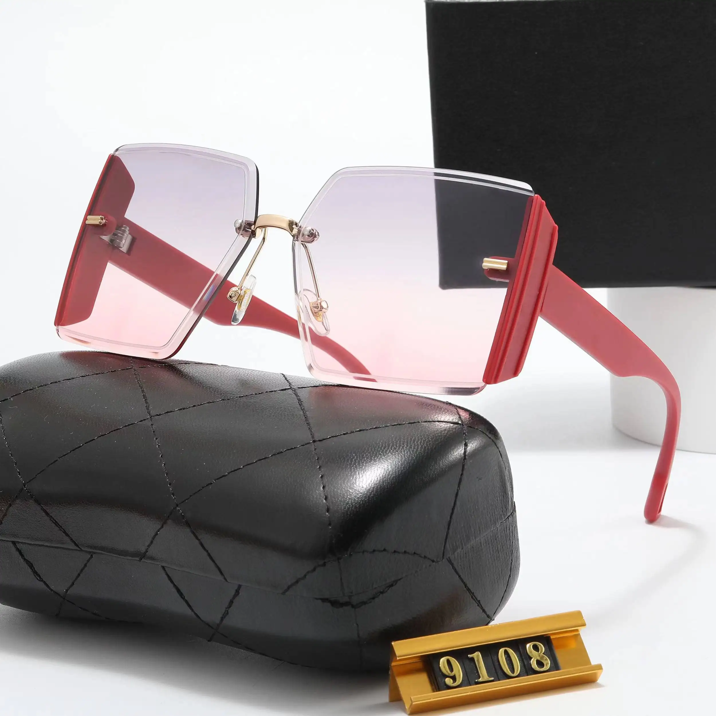 9108 производители продают еженедельные скидки дизайнерские солнцезащитные очки известные бренды для мужчин и женщин Роскошные брендовые солнцезащитные очки цена