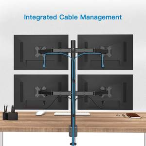 Supporto da Scrivania per Monitor Singolo MG con Braccio in Acciaio e Alluminio di Alta Qualità, Rotazione a 360°, VESA 75x75/100x100, Capacità 10 kg/braccio - Disponibile - Product Image 5
