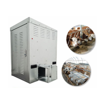 Chauffage à air au gaz à haute efficacité pour les élevages avicoles et bovins, chauffage à GPL/GN avec contrôle automatique de la température