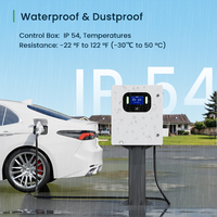 Chargeur rapide pour véhicules électriques DC 40 kW, étanche IP54, montage mural et au sol, station de recharge commerciale