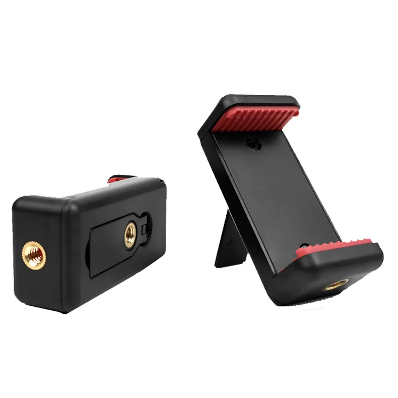 Mobiele telefoon accessoires desktop dual-gat telefoon clip met back voet