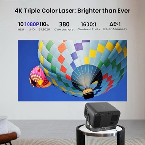 Mini Proyector V60 para Cine en Casa Inteligente, 1080P Alta Definición, Android 11, LED DLP, Enfoque Trapezoidal, 300 Lúmenes, Portátil, 4K - Product Image 2