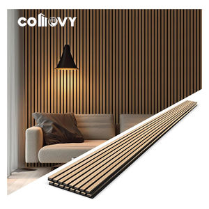 Panel de <span class=keywords><strong>pared</strong></span> acústico de <span class=keywords><strong>madera</strong></span> para sala de estar de jardín Comovy para <span class=keywords><strong>salón</strong></span> de belleza panel de <span class=keywords><strong>pared</strong></span> de WPC de chapa de <span class=keywords><strong>madera</strong></span> para paredes de fondo - Product Image 3