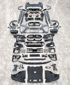 Qualité d'origine pour <span class=keywords><strong>BMW</strong></span> <span class=keywords><strong>X6</strong></span>-Series G06 2020-2022 Mise à niveau vers <span class=keywords><strong>F96</strong></span> LCI X6M <span class=keywords><strong>M</strong></span>-Power <span class=keywords><strong>Competition</strong></span> Pare-chocs Jupes latérales Kits de carrosserie complets - Product Image 6