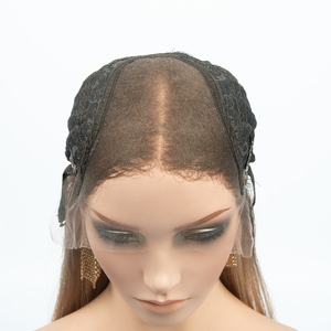 Highlight Blonde Lace Top Jewish <b>Wig</b> 100% European Virgin Hair Kosher Jewish <b>Wig</b> for Hair Loss - Product Image 5