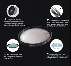 Ống kính lọc máy ảnh 62mm đóng lên + 1 + 2 + 4 + 8 + 10 bộ lọc ống kính macro - Product Image 6