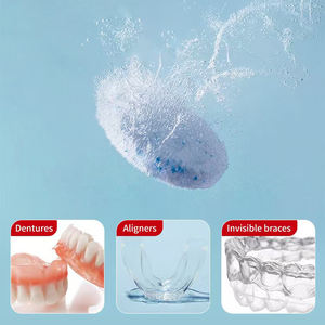 Tabletas Limpiadoras de Retenedores, Limpieza de Dentaduras Postizas, Elimina Manchas, Alineadores, Protectores Bucales, Perfecto para <span class=keywords><strong>Limpiador</strong></span> de Retenedores Ultrasónico - Product Image 3