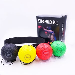 Boxing training fight ball head band boxing ball punch reaction speed reflex ball