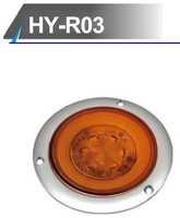 Nouveau feu stop LED rond de 4 pouces, feu arrière 12V IP67 haute/basse luminosité pour remorque, camion, feux arrière de remplacement, feux de position latéraux