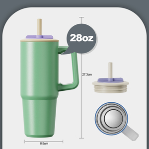 Vaso Térmico de Acero Inoxidable 304 con Doble Pared, Botella de Agua de Gran Capacidad, Taza de Viaje, Vaso para Hielo - Product Image 4