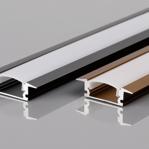 Luminaires encastrés en alliage d'aluminium anodisé de qualité supérieure, moulures décoratives, éclairage linéaire encastré pour plafonds et panneaux muraux de bureau - Product Image 1