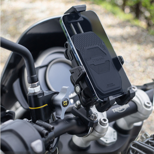 SMNU à la mode noir alliage d'aluminium vélo électrique <span class=keywords><strong>antivol</strong></span> double Port charge rapide <span class=keywords><strong>support</strong></span> de téléphone portable <span class=keywords><strong>support</strong></span> de Navigation - Product Image 1