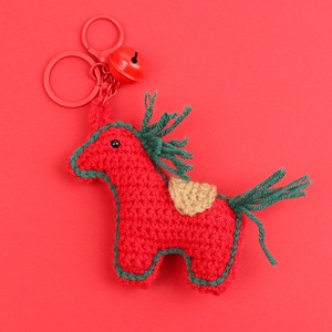 Llavero <span class=keywords><strong>de</strong></span> Pegaso Tejido a Crochet, Adorable Caballo Volador <span class=keywords><strong>de</strong></span> Punto, <span class=keywords><strong>Amigurumi</strong></span>, Colgante <span class=keywords><strong>de</strong></span> Animal, Regalo Creativo para Niños, Venta al por Mayor - Product Image 2