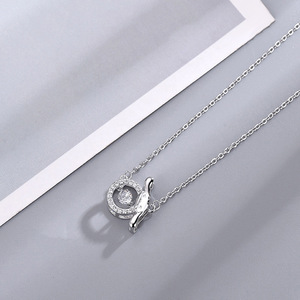 Collana con ciondolo a forma di cane carino per donna, regalo dolce e fresco per San Valentino, gioielli alla moda - Product Image 6