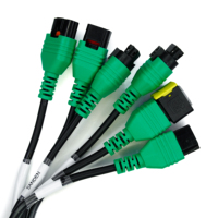 Nuevo Cable de Prueba para Compresor de Vehículos Eléctricos (EV) con Arnés de 6 Vías para Adaptador de Diagnóstico de CA SANDEN de BYD Hanon Aotecar
