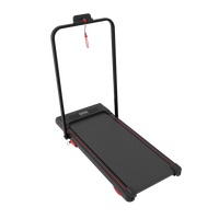 Tapis roulant électrique pliable compact avec écran LED, clé de sécurité, design portable, moteur 0,75 CV pour la marche/la course à domicile, fitness en intérieur