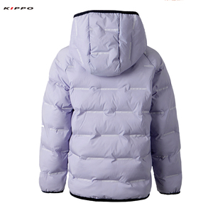 Veste d'hiver isolée Kippo pour enfants Bomber rembourrée de taille XL avec tissu matelassé et vêtements de sport techniques imprimés pour enfants - Product Image 3