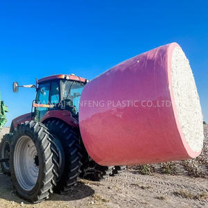 <span class=keywords><strong>Film</strong></span> d'emballage protecteur jaune vif pour balles de coton, pour la récolte automatique, fabriqué en Chine - Product Image 3