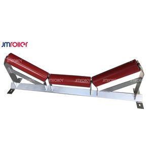 Madencilik ve bantlı konveyörler için Polines ve davul ile konveyör silindirleri bant taşıma bileşenleri için endüstriyel üçlü makaralı destek - Product Image 5