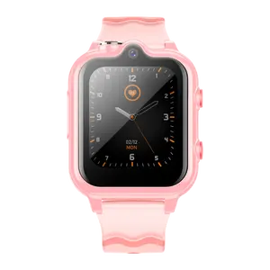 デュアルカメラ4G Android GPSウォッチ子供用リアルタイム位置キッズGPSトラッカースマートウォッチ腕時計大容量メモリシステム