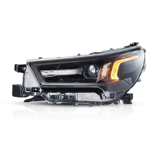 Ensemble de phares avec feux de jour séquentiels, clignotants et feux de route, kit carrosserie pour Toyota Hilux Revo Rocco 2020-2024 - Product Image 1