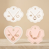 Cartes de présentation de bijoux personnalisées en gros, imprimées sur papier d'art, pour emballage d'accessoires (boucles d'oreilles, colliers)
